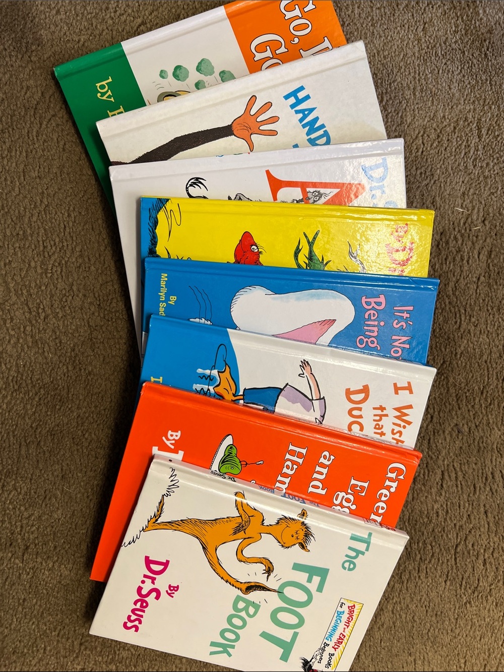 Dr. Seuss Kids Children Books Lot Bundle Set 8pc Story Tale